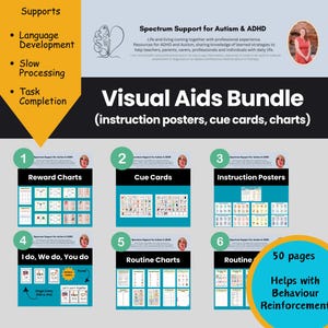 Routinecommunicatiekaarten Takenschema ADHD-planner Autisme Ouderhulp Dagelijkse planning Poster Terug naar school Visueel kaartje levensplanner
