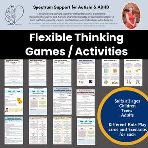 Flexibles Denken Aktivitäten Perspektive Reden Problemlösungsszenarien Rollenspiel Konfliktlösung Soziale Fähigkeiten Sprachtherapie Handout