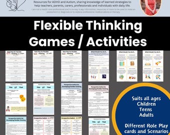 Flexible Thinking Activities: Problem Solving Scenarios (Digital Download)
