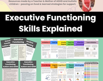 ADHD Autism Teenager Executive Function Strategies (Digital Download)