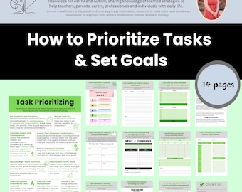 Exekutiv funktionierende Fähigkeiten Arbeitsbuch: ADHS & Autismus Unterstützung (PDF-Download)