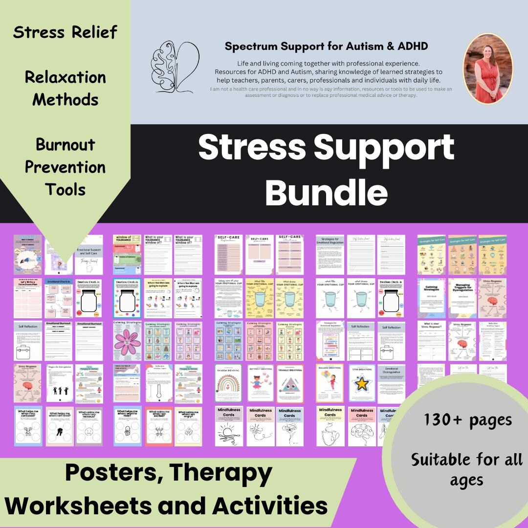 ADHD & Autism Tools Coping Mechanisms Digital Self-care Stress-reducing ...