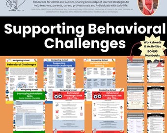 Soutien scolaire pour le TDAH et l'autisme : stratégies et techniques comportementales (téléchargement numérique)