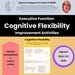Executive Function Cognitive Flexibility Cheat Sheet: Therapy Decor for ...
