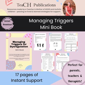 Autism Meltdown Support Tool: Emotional Regulation, ADHD (PDF Download)