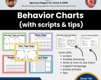 Poster zur visuellen Unterstützung: Sonderpädagogik, Verhaltensmanagement (PDF Download
