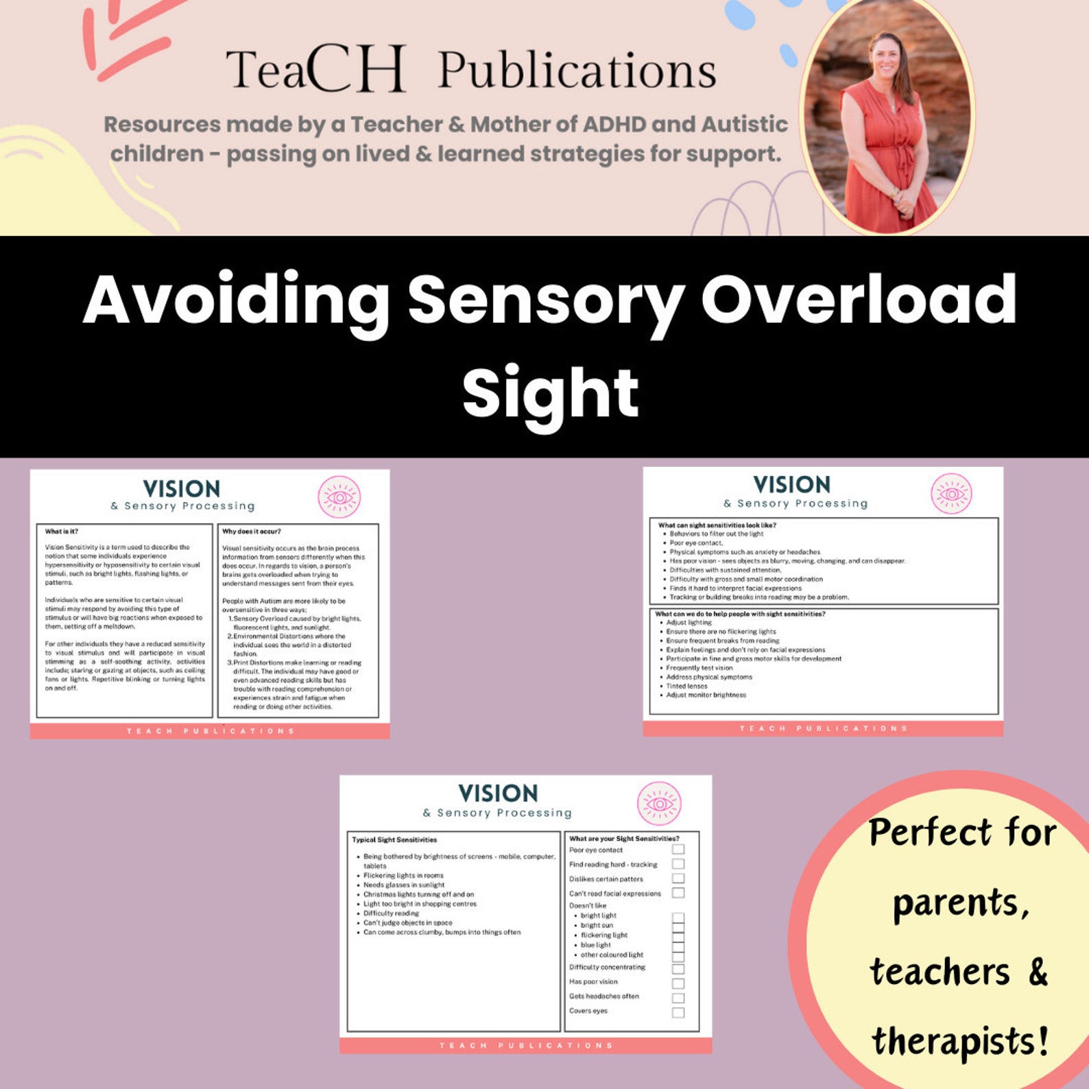 Sensory Processing Overload Detailed Adjustments Sensory Support ADHD ...