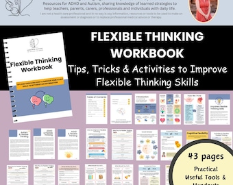Flexible Thinking Skills Workbook: Autism & ADHD Support (PDF Download)