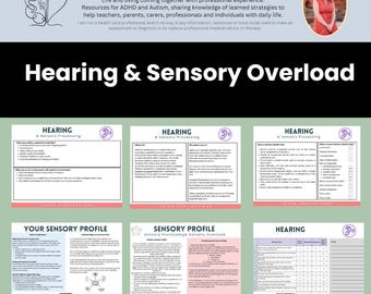 Sensory Processing Profile: Autism & Sensory Overload Support (PDF Download