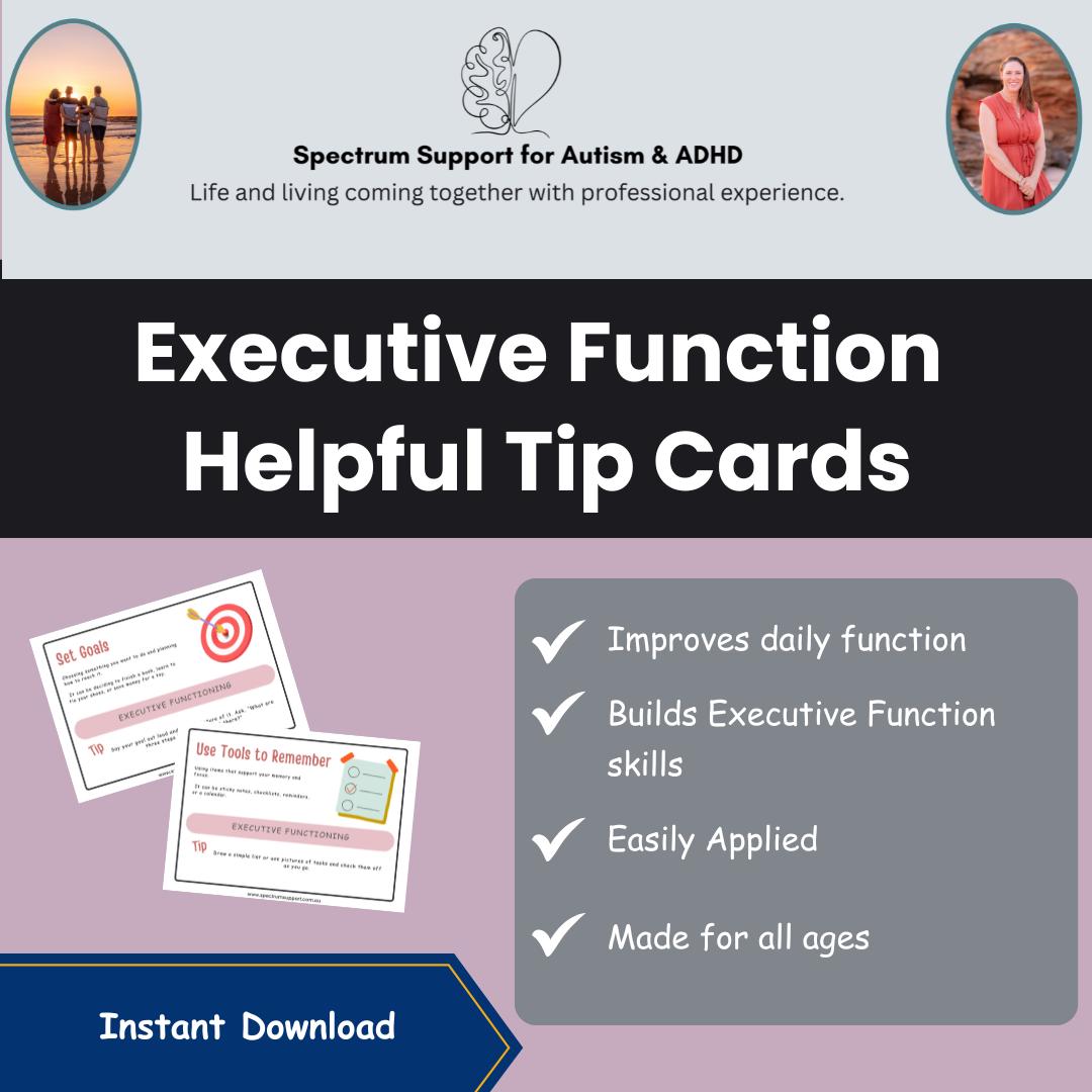 Executive Functioning Skills Posters: Teacher, Therapist, ADHD, Autism ...
