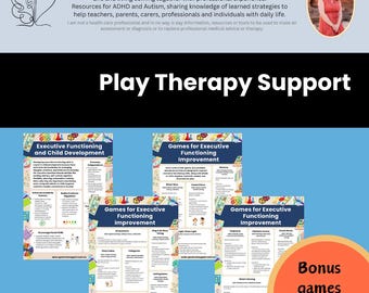 Play Therapy: Executive Functioning Games for Autism & ADHD (Digital Download)