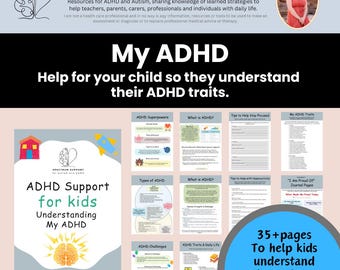 ADHD Workbook for Kids: Self-Growth, Confidence & Life Skills (PDF)