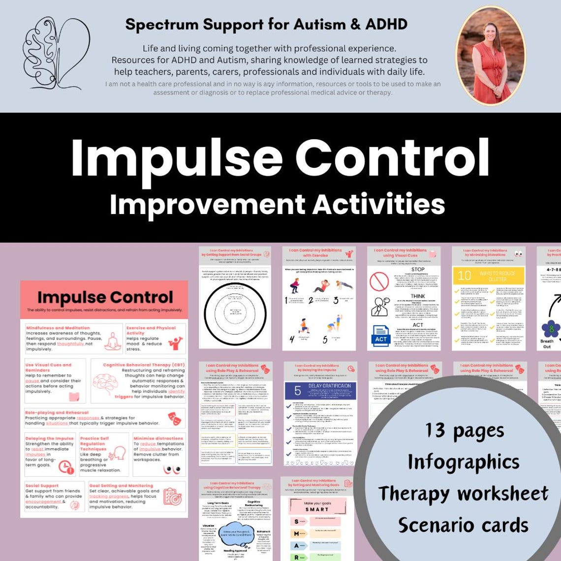Impulse Control Activities: ADHD, Autism, Executive Functioning ...