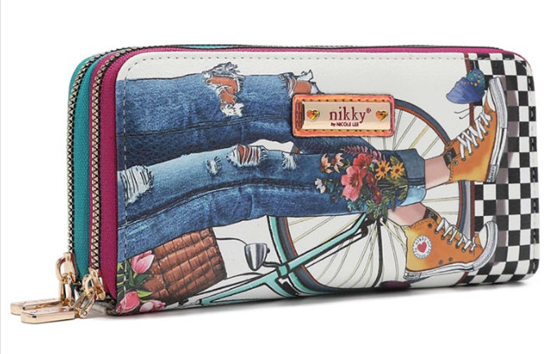 Nicole Lee Step-by-Step Double Zipper Wallet image 1