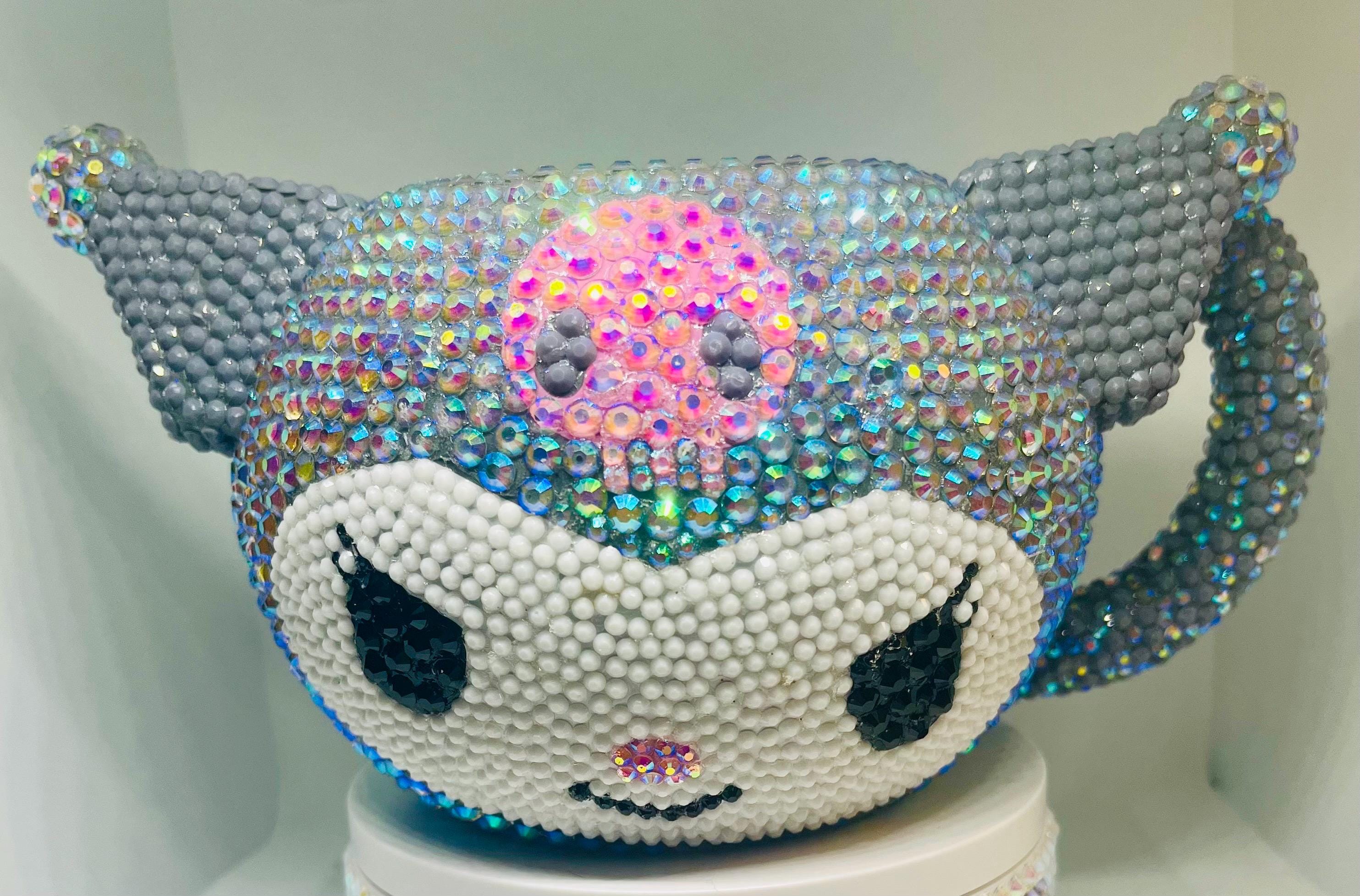 Bedazzled AB Rhinestones Kuromi Ceramic Bling Mug With Handle - Etsy