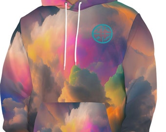 Dreamy Clouds Pullover Hoodie For Women And Men, Float On Cloud Nine With Our Hoodie, Unisex And Perfect For A Relaxing Day Out