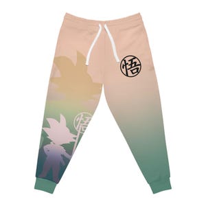 Legendäre Krieger Anime Jogger: Zeigen Sie kultige Stärke und epischen Stil mit diesem mutigen Silhouette-Design für echte Anime-Fans