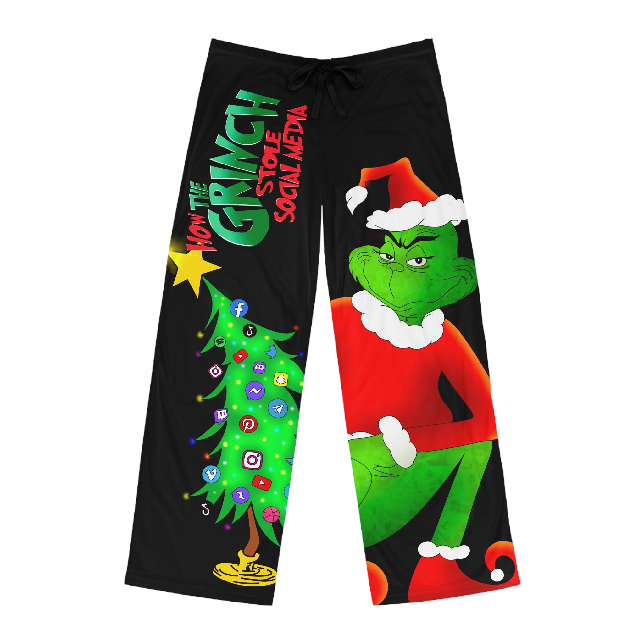 Mens grinch pajama pants hotsell