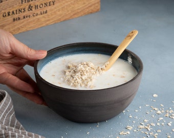 Handmade Ceramic Cereal Bowl | Stoneware Snack Bowl | Ceramic Fruit Bowl