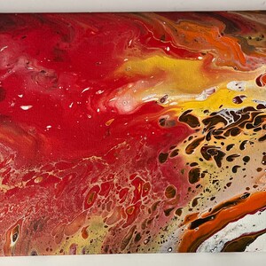 10x20 Lava- Acrylic Paint Pour - Etsy