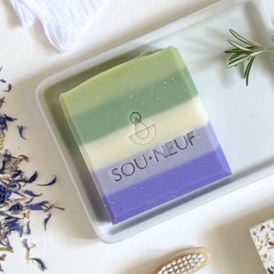 PROVENCE Soap · Lavender Rosemary Soap - Dry Skin - Handmade Soap - Natural Soap - Cold Processed - Superfatted Soap - Organic Soap