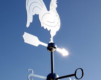High-quality large weather tap made of stainless steel with different surfaces to choose from - Ideal for house roofs