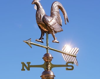 Medium-sized weather vane Linneborn 569 made of copper - Perfect for summerhouses and carports