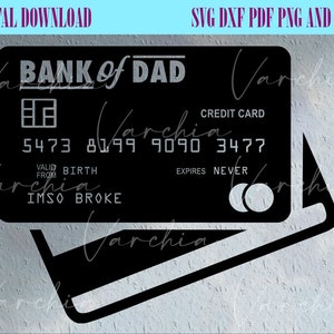 Bank of Dad SVG, Dad Life, Father's Day Svg, Super Dad, Bank of Dad Design para camisas, camisetas, Svg, Cricut, arquivo de corte de silhueta