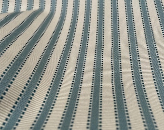 Agathe stripe in celeste by Cowtan and Tout
