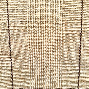 De La Cuona Prince of Wales tan plaid fabric remnant 1.6 YDS Bild 4