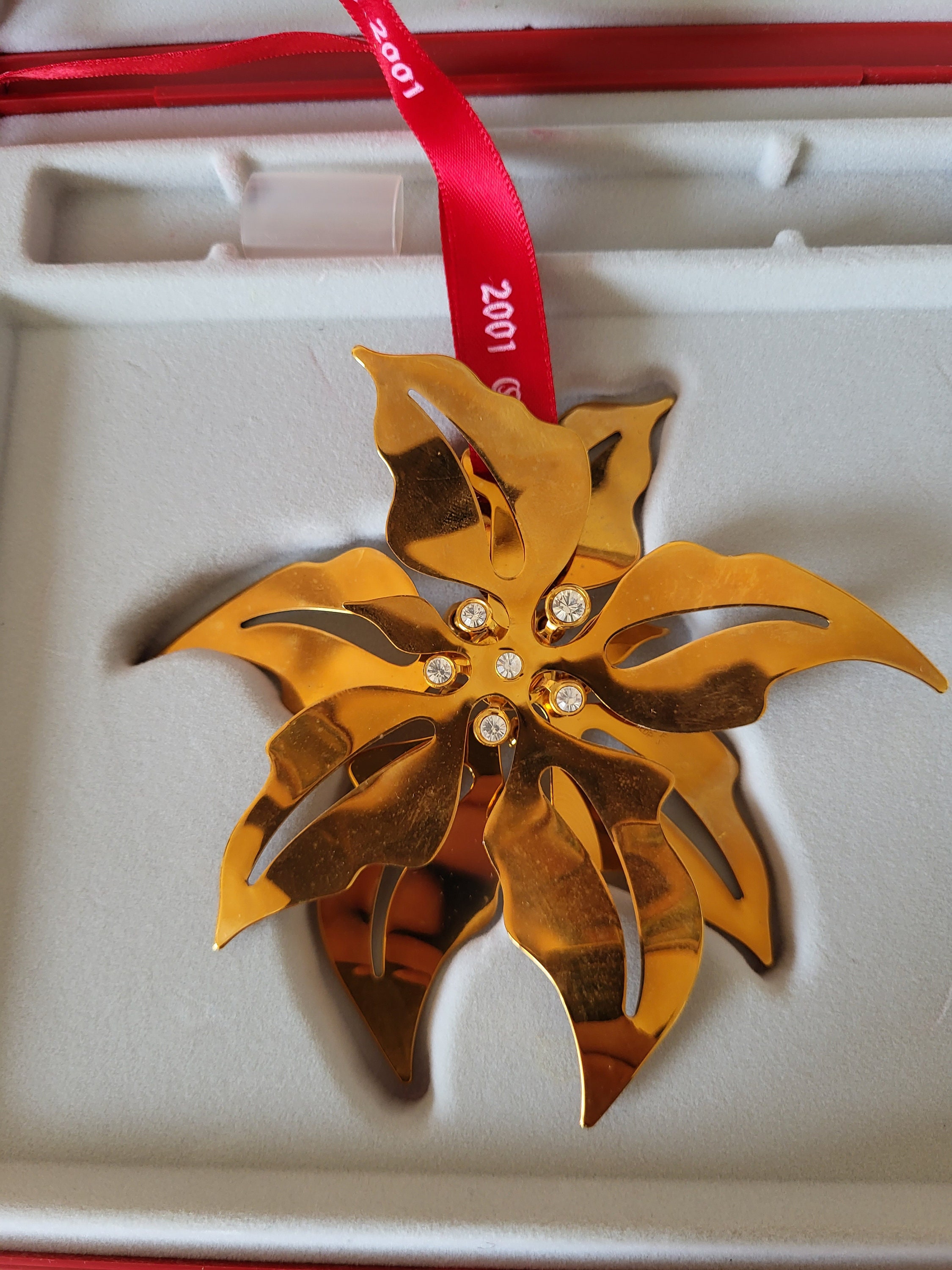 Jensen 24 Carat Gold Plated Christmas Mobile or Ornament Etsy