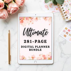 Digital Planner Bundle | Self-Care, Fitness, Goal Setting & GoodNotes Planner