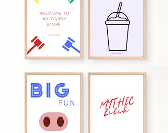 Heathers Inspired Bundle | Musical Theatre Digital Print