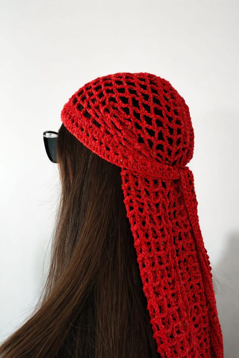Crochet Bandana Pattern PDF, DIY Summer Bohemian Hair Accessory. - Etsy