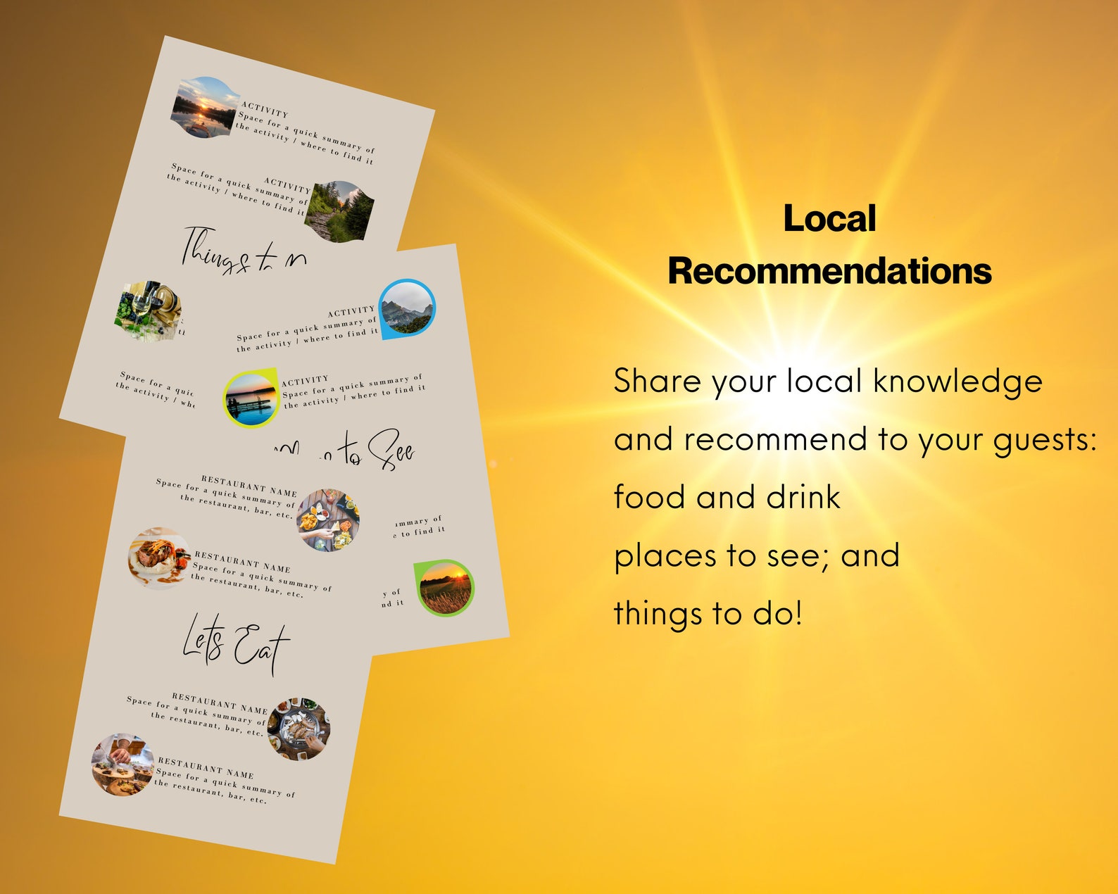 Airbnb Welcome Book Template Cottage, Canva Template, Vacation Rental ...