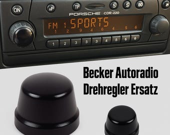 Control knob set - Becker car radio - rotary control Porsche 996 986 Boxer radio CD knob cr-220 cdr-220 CDR-22 CDR-32 and other Becker radios