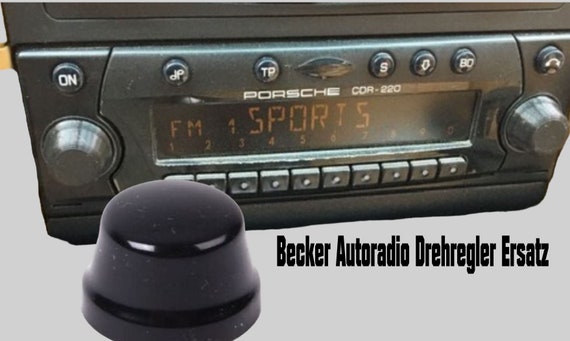 Control Knob Set - Becker Car Radio - Rotary Knob for Porsche 996