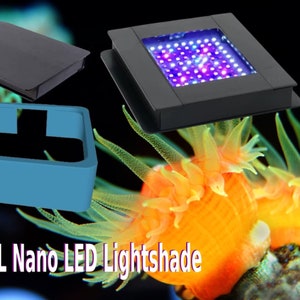 Fluval Sea Marine Meerwasser Nano & Plant Pflanzen Süßwasser Light Shade Licht Schutz hat viele Vorteile Aquarium NEU Fluval Nano LED Shroud