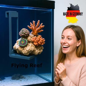 Rami marini per acquario marino Flying Reef Floating Reef - Facili da appendere - Versione stabile - Possono essere coperti con rocce coralline!
