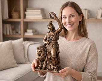 Figura decorativa de Baviera con león – Estatua bávara – Decoración tradicional bávara – Idea de regalo para el Oktoberfest - BA6