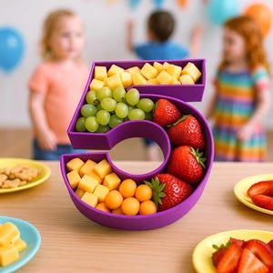 Kindergeburtstag Befüllbare Buchstaben & Zahlen Box 22 cm Hoch Süßigkeiten Wurst  Schokoladenbox  Erdbeerbox Obstbox Geburtstag Kinder Party