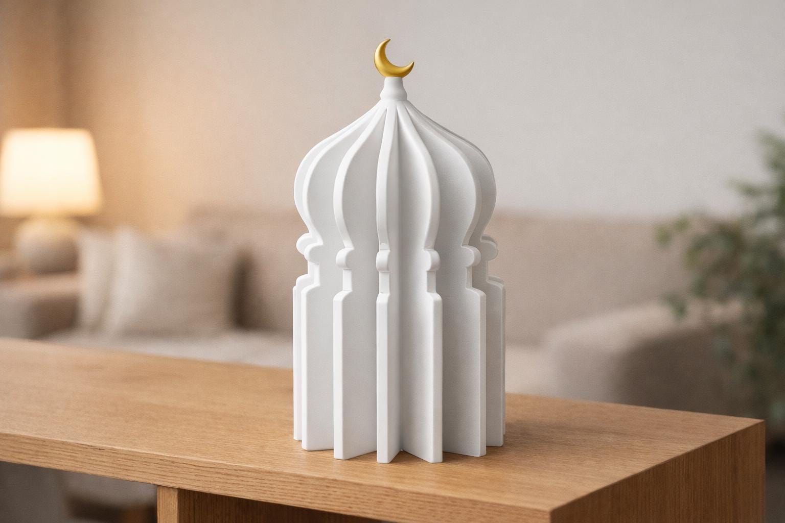 Two-tone - Ramadan Mosque Minaret Table Decoration Islamic Decoration ...