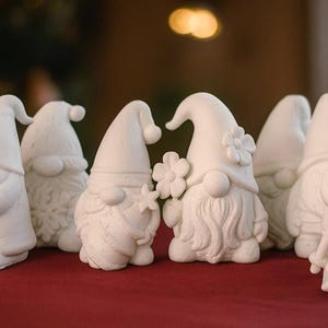 Many gnomes | Gnome | Gnome figure 3D PLA | small souvenir | dwarf | to paint | gnome gift | Christmas | gnome decoration