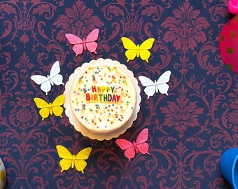 PLA butterfly scatter decorations – colorful table decorations for weddings, birthdays, christenings, spring, parties & DIY decorations. Butterfly confetti
