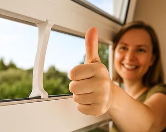 Roof window support for Velux and all roof windows | Holder | Opener | Clamp | Holder | Extension arm | Hold open support stand NEW