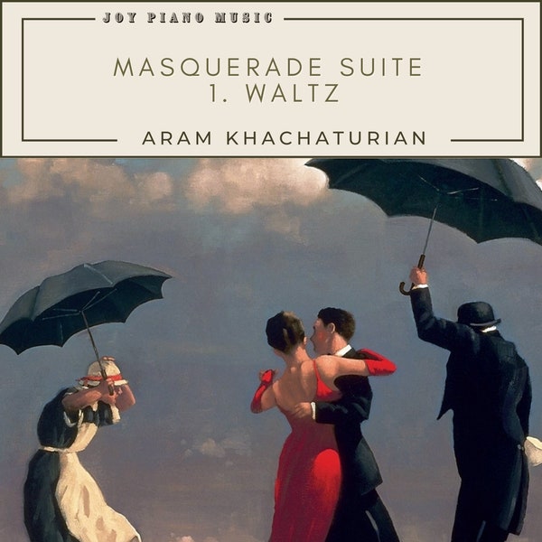 Piano Sheet Music Download  [Masquerade Suite 1. Waltz by Aram Khachaturian]