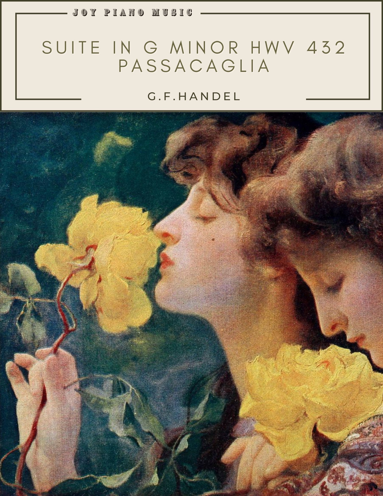 Passacaglia Suite In G Minor Hwv 432 By G Handel Etsy