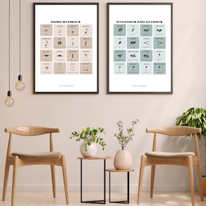 Music Theory Chart, Symbols, Chords, and Dynamics (printable) - Etsy