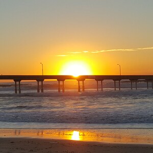 Digital Print | OCEAN BEACH PIER San Diego | Wall Art Deco