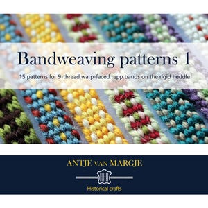 Simple Band Pattern Bandweaving Patterns 1 - 15 Patterns for 9-thread Warp-faced Repp Bands ...